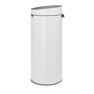 Biely dotykový oceľový odpadkový kôš 30 l Touch Bin – Brabantia