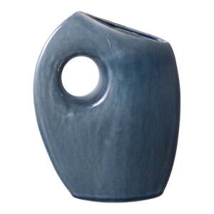 Tmavomodrá keramická váza (výška 18 cm) – House Nordic
