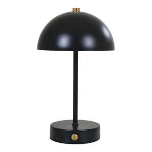 Lesklá čierna LED stolová lampa (výška  25 cm) Holt – House Nordic