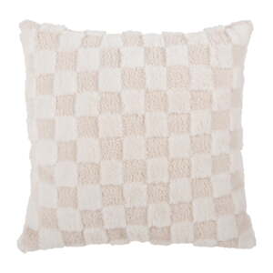 Mikroplyšový dekoračný vankúš 45x45 cm Checker – PT LIVING