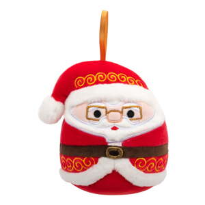 Textilná vianočná ozdoba ø 10 cm Santa Nick – SQUISHMALLOWS