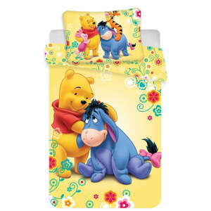 Bavlnená detská obliečka do postieľky 100x135 cm Winnie-the-Pooh – Jerry Fabrics