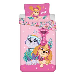 Detská obliečka na jednolôžko z mikrovlákna 140x200 cm Paw Patrol  – Jerry Fabrics