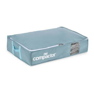 Modrý úložný box na oblečenie pod posteľ Compactor XXL Blue Edition 3D Vacuum Bag, 145 l