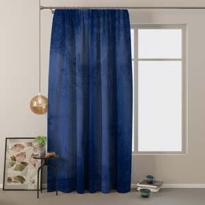 Modrý zamatový záves AmeliaHome Velvety Royal, 245 x 140 cm