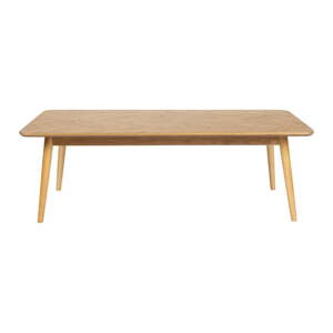 Konferenčný stolík s doskou v dubovom dekore v prírodnej farbe 60x120 cm Fabio – White Label