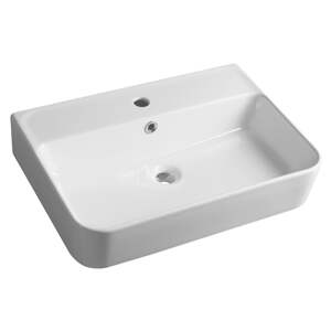Biele keramické umývadlo 60x42 cm Gali – Sapho