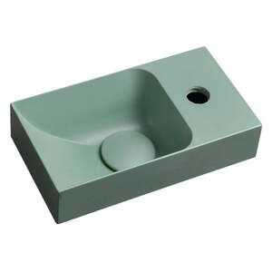 Betónové umývadlo v mentolovej farbe 31x17 cm Piccolino – Sapho