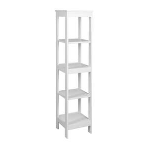 Biely kúpeľňový regál 36x156 cm Etide – Sapho