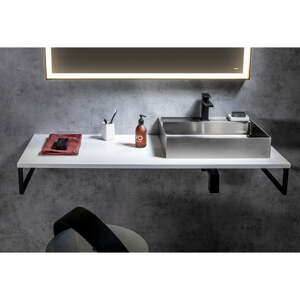Biela doska pod umývadlo 120x50 cm Plato – Sapho