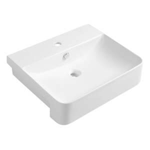 Biele keramické umývadlo 59x49 cm Sott Aqua – Sapho