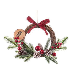 Vianočný veniec ø 33 cm Holly Pine – Casa Selección