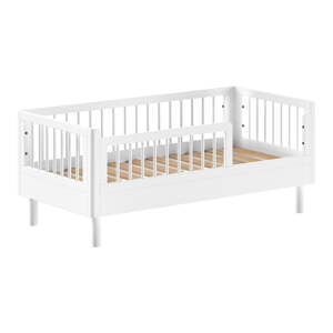 Biela postieľka z bukového dreva 70x140 cm Forrest – Vipack