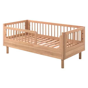Postieľka z dubového dreva 70x140 cm v prírodnej farbe Forrest – Vipack