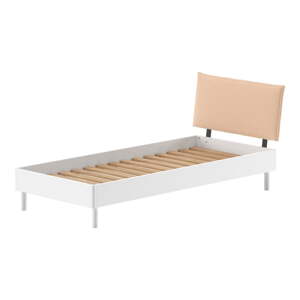 Biela detská posteľ z bukového dreva 90x200 cm Forrest – Vipack