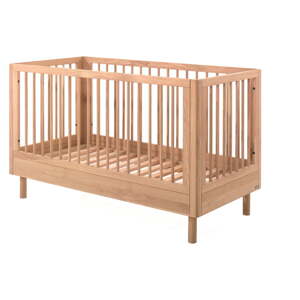 Postieľka z dubového dreva 70x140 cm v prírodnej farbe Forrest – Vipack