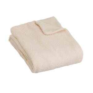 Béžová deka z materiálu bouclé 160x130 cm Sherpa – Casa Selección