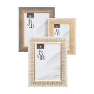 Plastové stojacie/na stenu rámčeky v hnedo-prírodnej farbe v súprave 3 ks 19x24 cm – Casa Selección