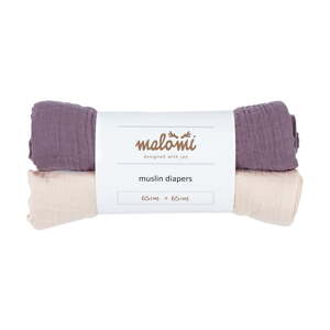Mušelínové plienky 2 ks Muslin – Malomi Kids