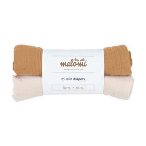 Mušelínové plienky 2 ks Muslin – Malomi Kids