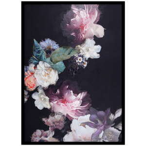 Plagát v ráme 50x70 cm Purple Blossom – Malerifabrikken