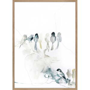 Plagát v ráme 50x70 cm Birdshape – Malerifabrikken
