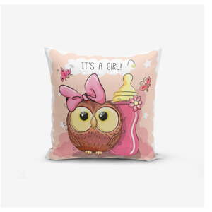 Detská obliečka na vankúš 43x43 cm Girl Owl – Mila Home
