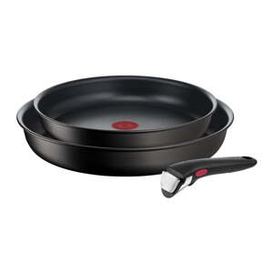 Hliníkové panvice s nepriľnavým povrchom v súprave 2 ks ø 28 cm INGENIO Eco Resis L3979102 – Tefal