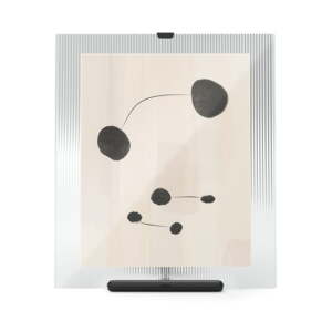 Čierny sklenený stojací rámček 26x30,5 cm Flute – Umbra