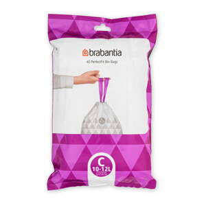 Vrecia na odpadky 40 ks 12 l PerfectFit C – Brabantia