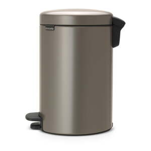 Sivý pedálový oceľový odpadkový kôš 12 l NewIcon – Brabantia