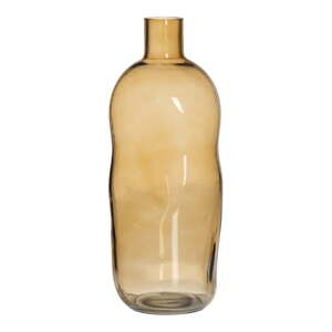 Okrovožltá sklenená váza (výška  35 cm) Amber – Ixia
