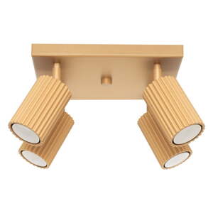 Stropné svietidlo v zlatej farbe 25x25 cm Gleam – Nice Lamps