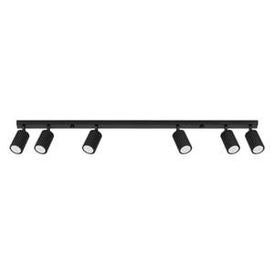 Čierne stropné svietidlo 6,5x117 cm Gleam – Nice Lamps