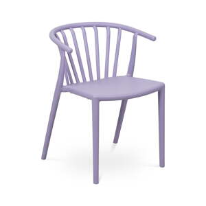 Plastová záhradná stolička v levanduľovej farbe Capri – Bonami Essentials
