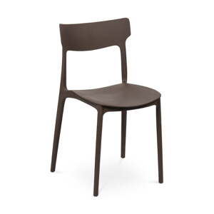 Hnedá plastová záhradná stolička Biá – Bonami Essentials