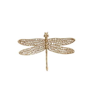 Kovová nástenná dekorácia 36x24 cm Dragonfly – Light & Living