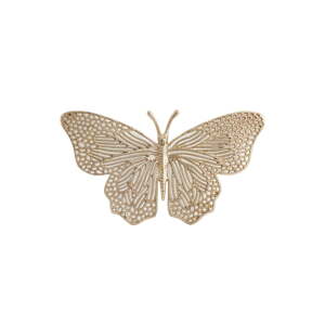 Kovová nástenná dekorácia 41x23 cm Butterfly – Light & Living