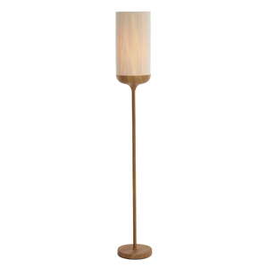 Stojacia lampa v prírodnej farbe s textilným tienidlom (výška  159 cm) Dania – Light & Living