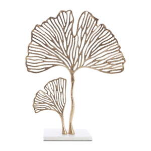 Kovová soška (výška  48 cm) Leaf – Light & Living