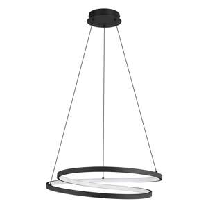 Čierne LED závesné svietidlo ø 55 cm RUOTALE – EGLO