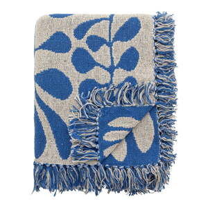 Modrá deka 130x160 cm Nevine – Bloomingville