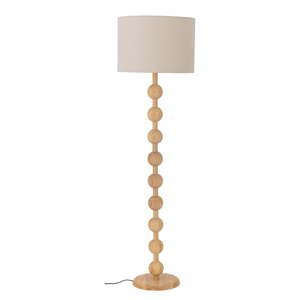 Stojacia lampa v prírodnej farbe s textilným tienidlom (výška  154,5 cm) Giacoma – Bloomingville