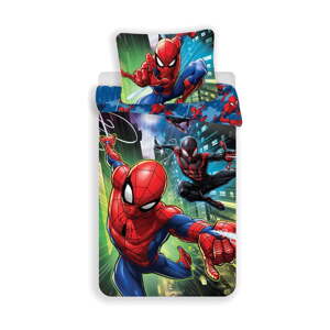 Bavlnená detská obliečka na jednolôžko 140x200 cm Spider-man – Jerry Fabrics
