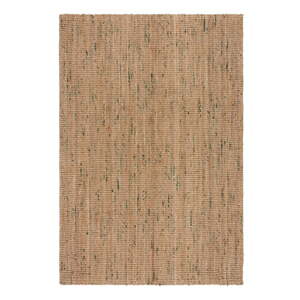 Obojstranný ručne tkaný jutový koberec v zeleno-prírodnej farbe 160x230 cm Jute Boucle Green – Flair Rugs
