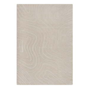 Krémový ručne tkaný vlnený koberec 200x290 cm Mesmerise Natural – Flair Rugs
