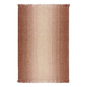 Červený obojstranný ručne tkaný koberec s prímesou juty 200x290 cm Jute Ombre Red – Flair Rugs