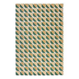 Žlto-zelený koberec 155x230 cm Carlos Circle Geo - Flair Rugs