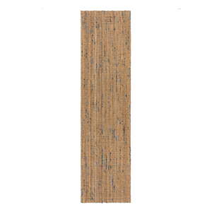 Ručne tkaný jutový behúň v modro-prírodnej farbe 60x230 cm Jute Boucle Blue – Flair Rugs