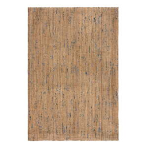 Ručne tkaný jutový koberec v modro-prírodnej farbe 200x290 cm Jute Boucle Blue – Flair Rugs